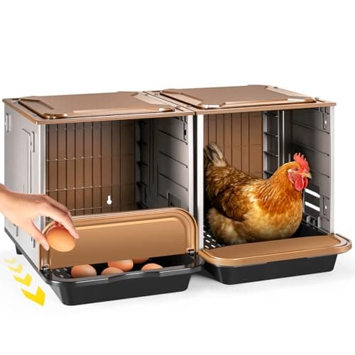2-Compartment Nesting Box with Egg Collection from Generic