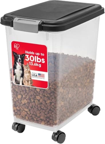 IRIS USA Airtight Rolling Container, 30 lb from IRIS USA