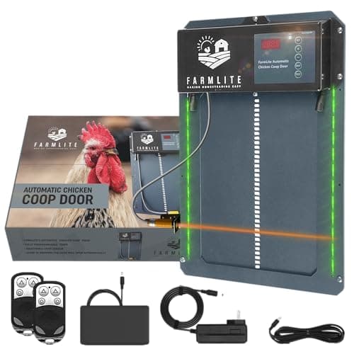 FarmLite Automatic Coop Door, Non-Battery Powered from FarmLite