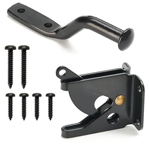 Self-Locking Gravity Gate Latch, Steel from Generic