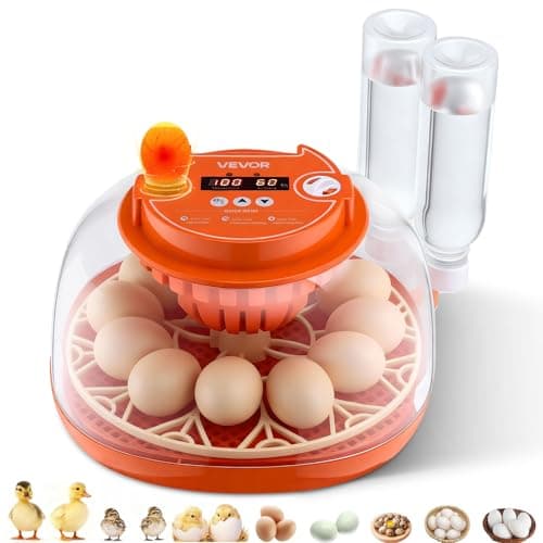 VEVOR 12 Egg Incubator with LED Candler from VEVOR