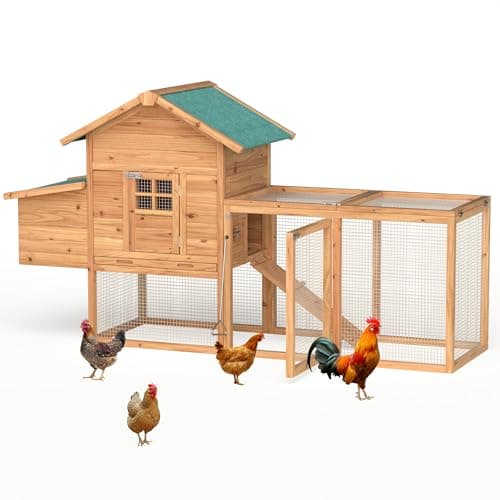GOJOOASIS Wooden Hen House (2-5 hens) from GOJOOASIS