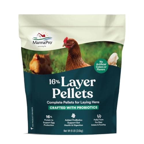 Manna Pro Layer Pellets, 16% Protein, 8 lb from Manna Pro