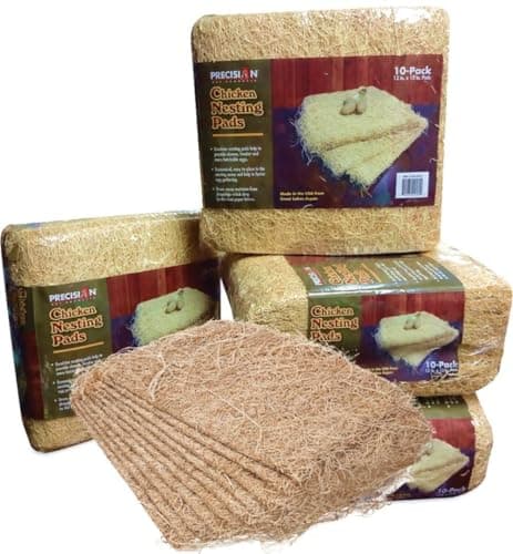 Precision Pet Chicken Nesting Pads, 13x13in, 10-Pack from Precision Pet by Petmate