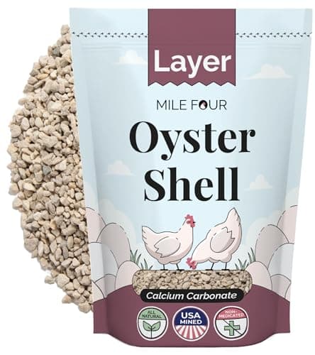 Mile Four Oyster Shell for Laying Hens, 4 lb from Mile Four