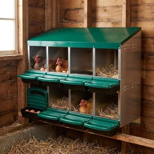 GarveeLife 8-Compartment Roll-Away Nesting Box from GarveeLife