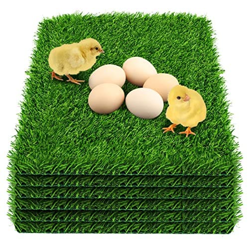 Washable Artificial Grass Nesting Pads, 6-Pack from DenForste