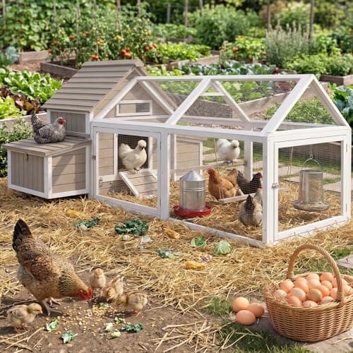 Ketive 83-inch Chicken Coop with Run (4-6 hens) from Ketive