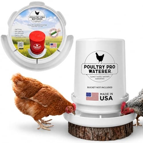 Poultry Pro Chicken Waterer for 5 Gallon Bucket from Poultry Pro